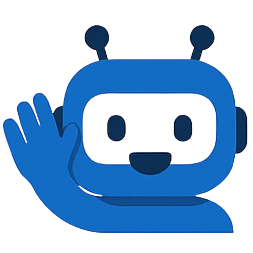 A robot waving